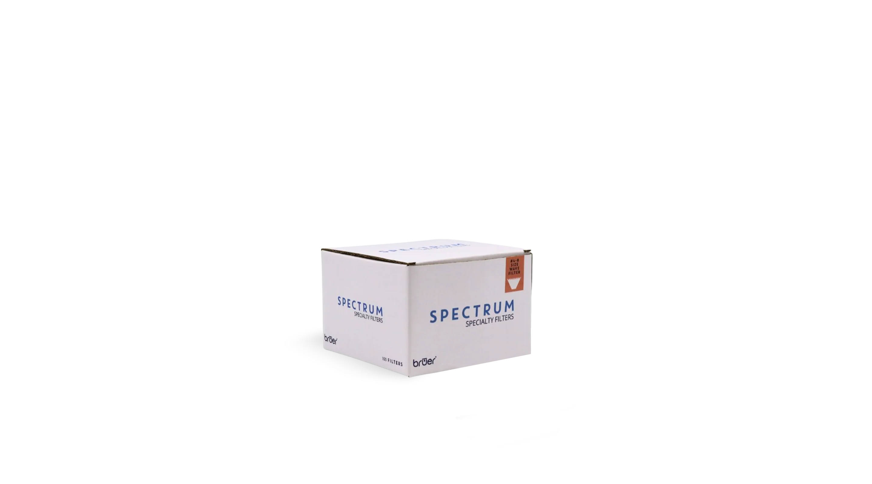 Bruer Spectrum Wave Paper Filters (100 Pack)